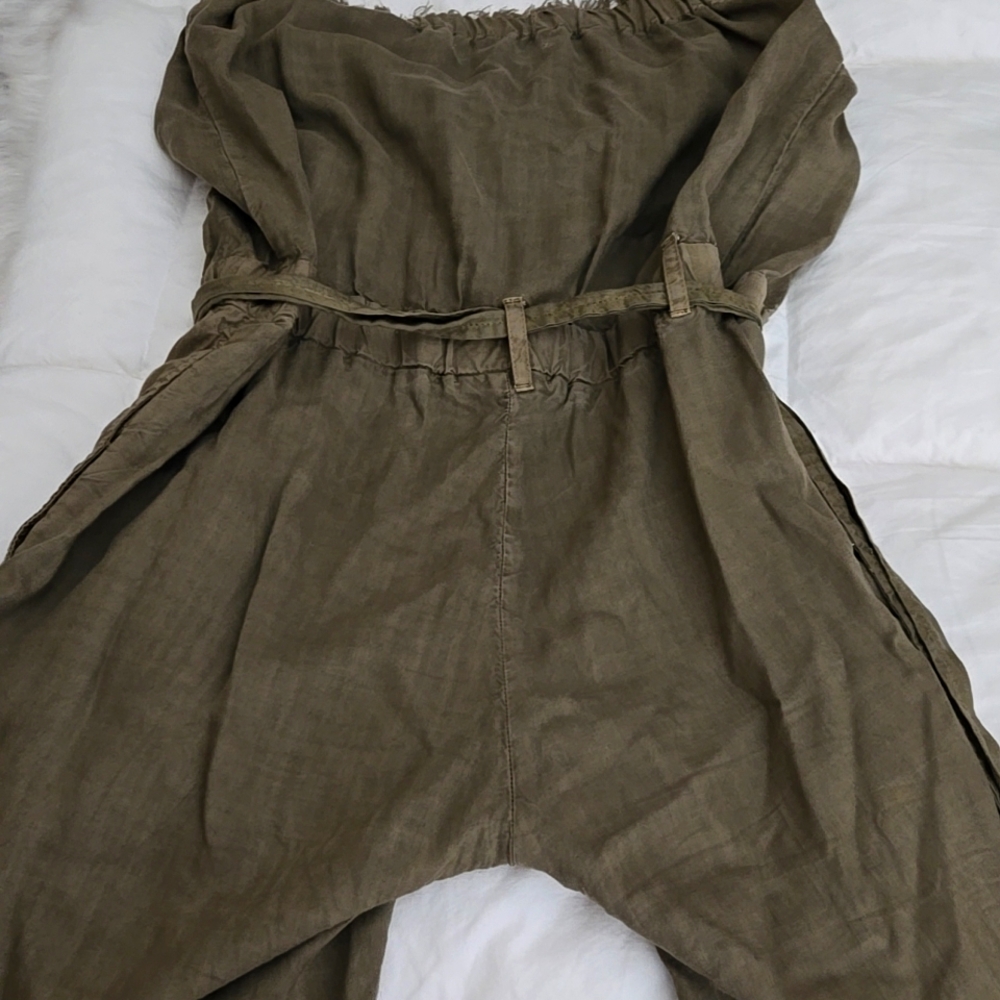 Ankle Romper strapless